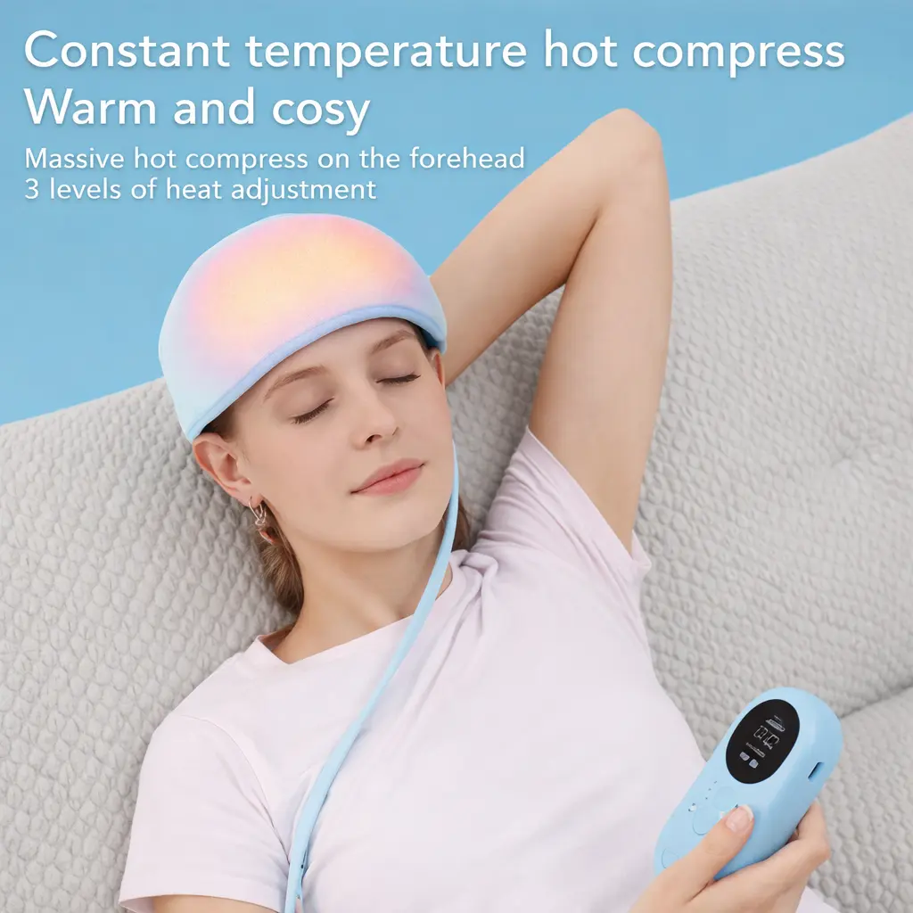 Heated Airbag Head Massage Cap – Wireless Relaxation & Stress Relief Device 6 Heated Airbag Head Massage Cap – Wireless Relaxation & Stress Relief Device - Image 6