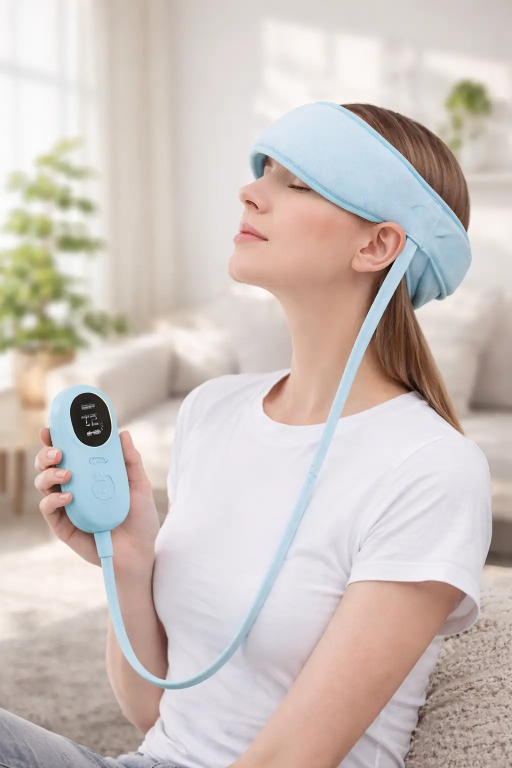 Heated Airbag Head Massage Cap – Wireless Relaxation & Stress Relief Device 1 Heated Airbag Head Massage Cap